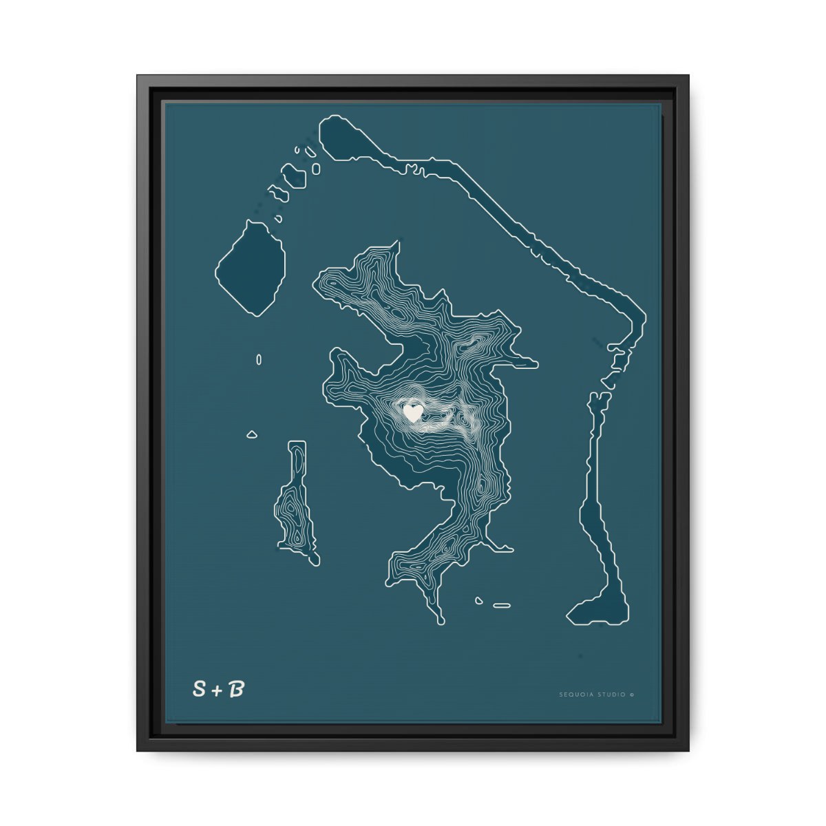 Bora Bora custom map art