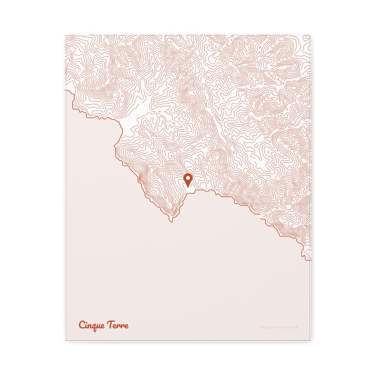 Cinque Terre custom map art