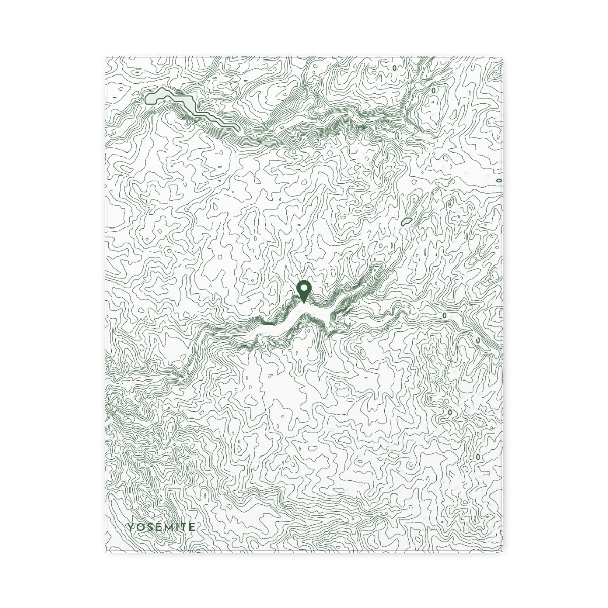 Yosemite custom map art